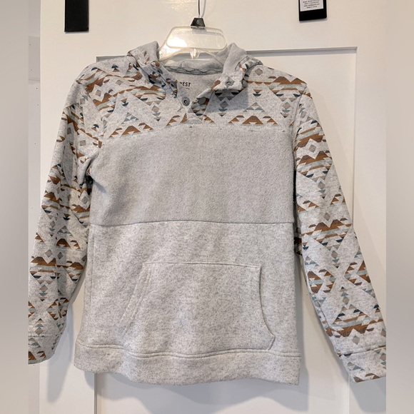 Girls Western Boho Aztec Pullover - Picture 1 of 4